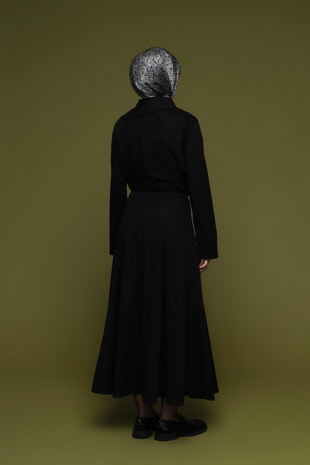 Poplin Tunik Siyah