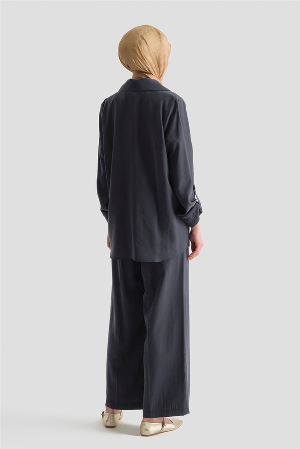 Kupra Ceketli Takım İndigo