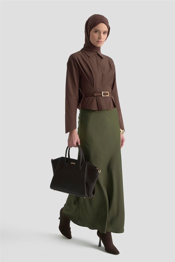 Armine Saten Etek Yağ Yeşili