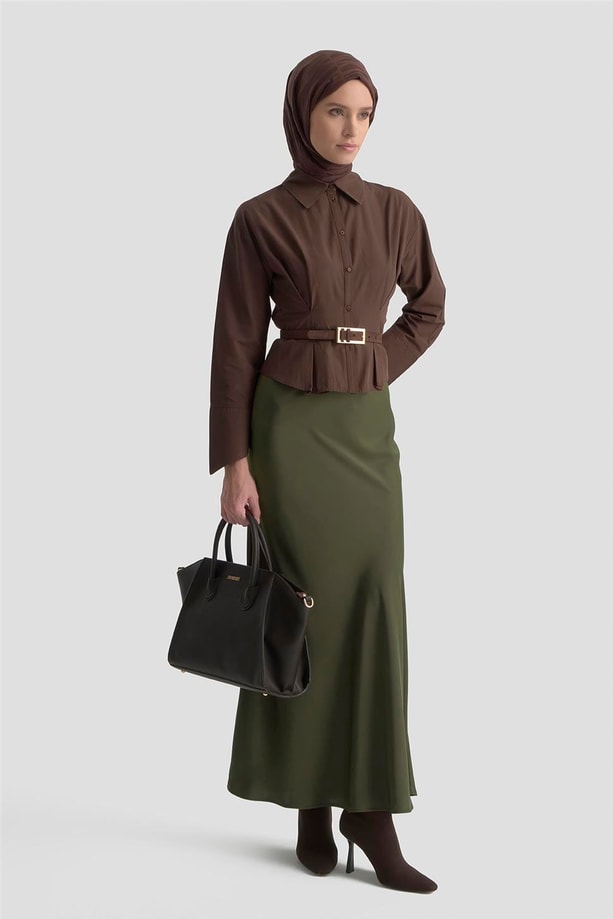 Armine Saten Etek Yağ Yeşili