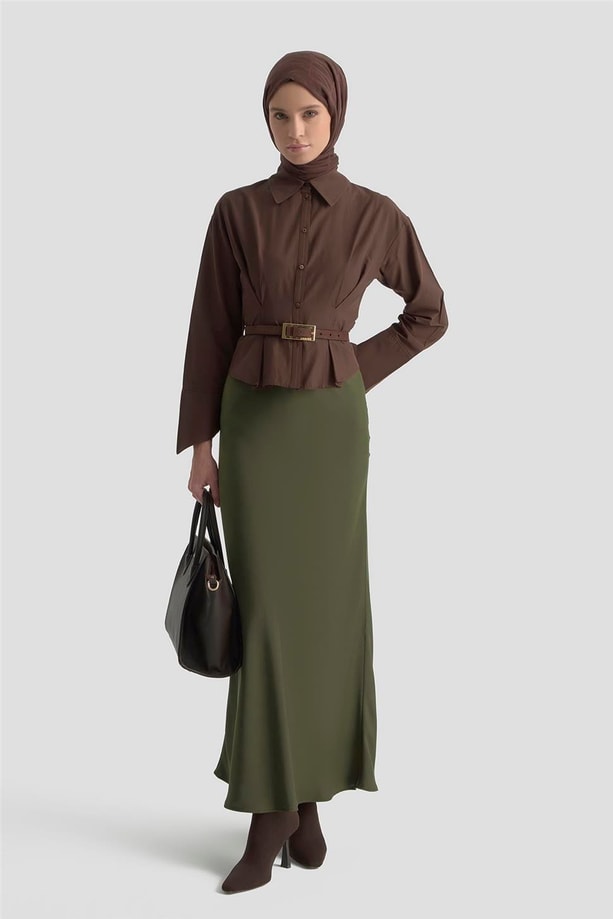 Armine Saten Etek Yağ Yeşili