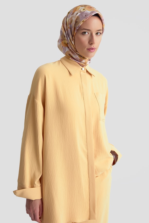 Cepli Basic Gömlek Camel