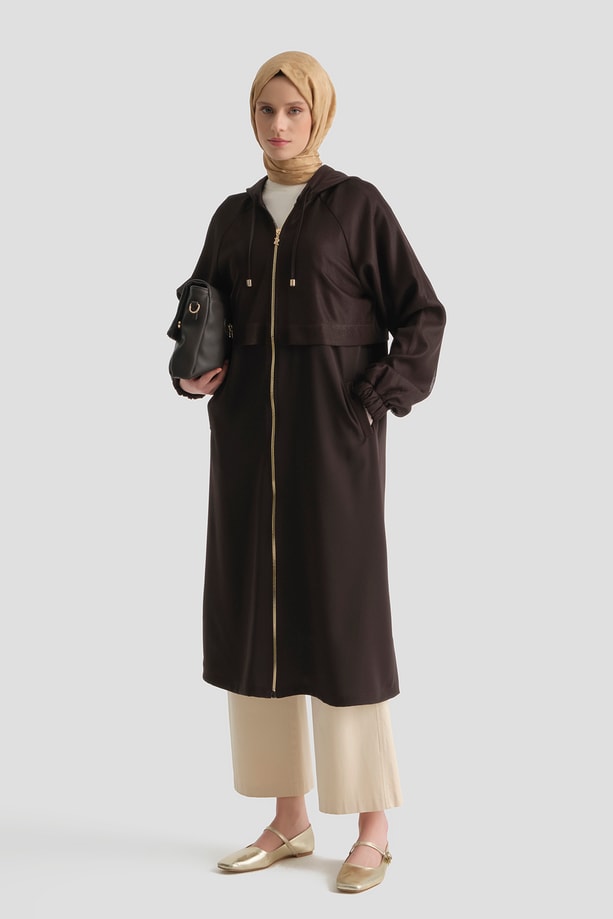 File Detaylı Kap Acı kahve