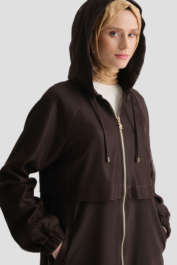 File Detaylı Kap Acı kahve