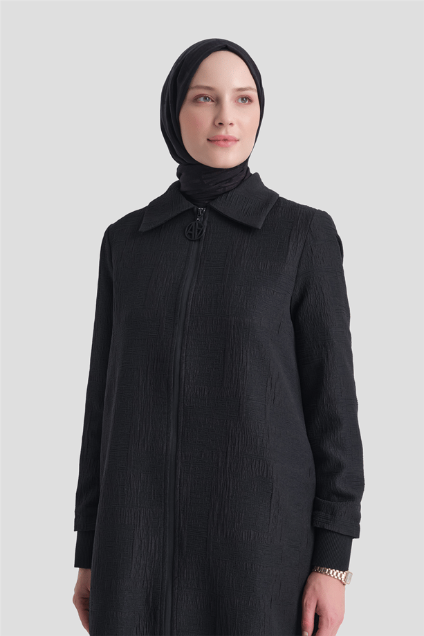 Jakar Desenli Kap Siyah 