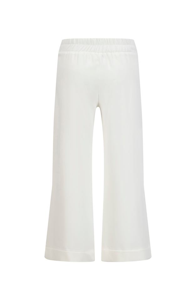 Katlı Paça Pantolon Ekru