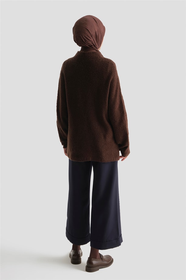 Katlı Paça Pantolon Lacivert