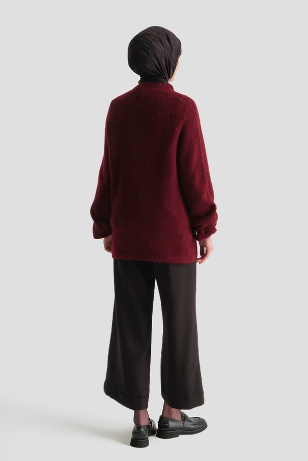 Katlı Paça Pantolon Siyah