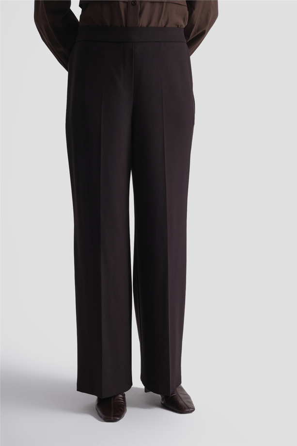 Straight Fit Pantolon Mürdüm 