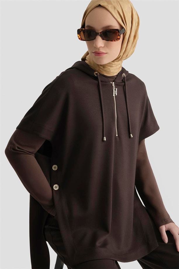 Modal Örme Takım Acı Kahve