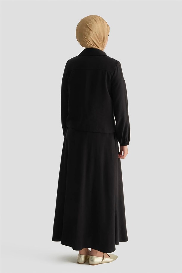 Armine Basic Ceketli Takım Siyah