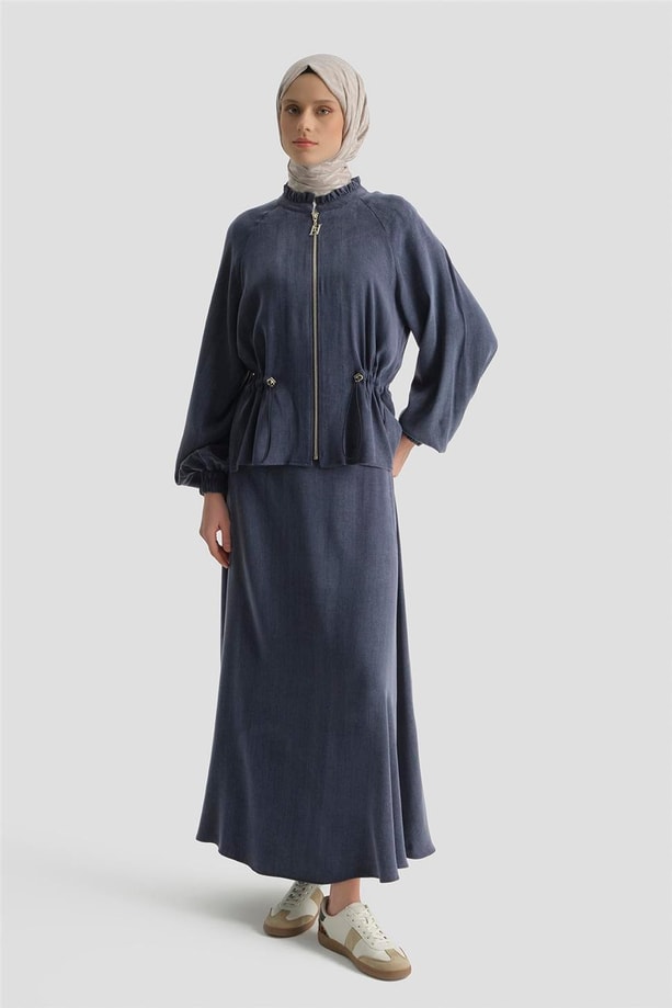 Kupra Ceketli Takım Lacivert