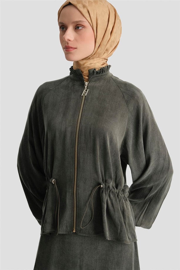 Kupra Ceketli Takım Haki