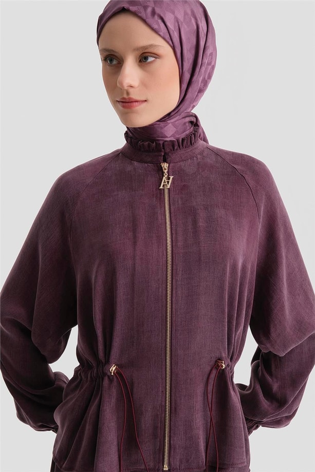 Kupra Ceketli Takım Mürdüm