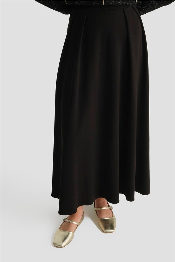 Modal Karışımlı Örme Takım Siyah