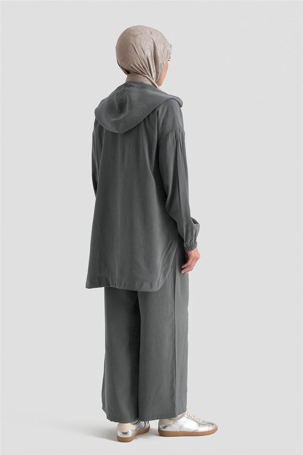 Basic Hırka Takım Petrol