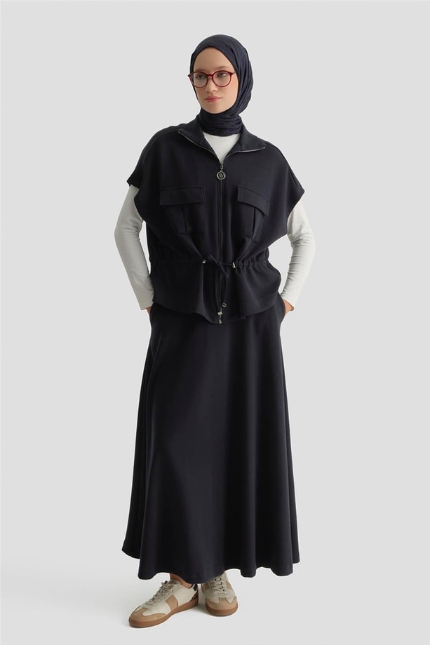 Relax Örme Takım İndigo