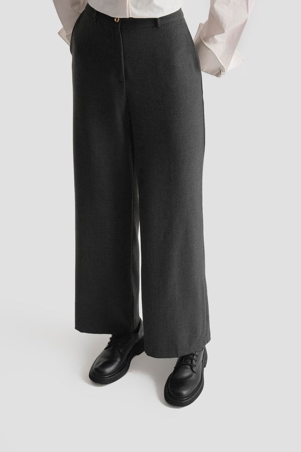 Fitted Yelekli Takım Antrasit