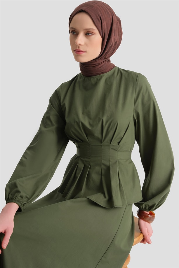 Bağlama Detaylı Takım Haki