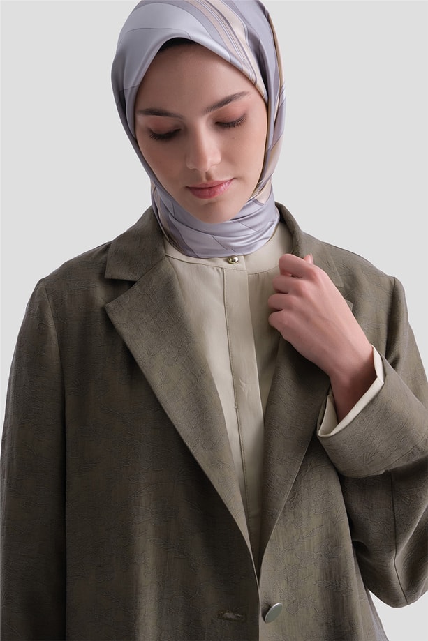 Jakarlı Blazer Takım Haki