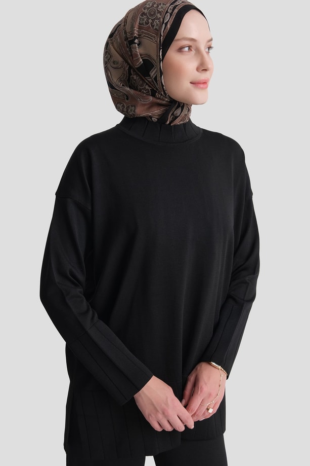 Basic Triko Takım Siyah 