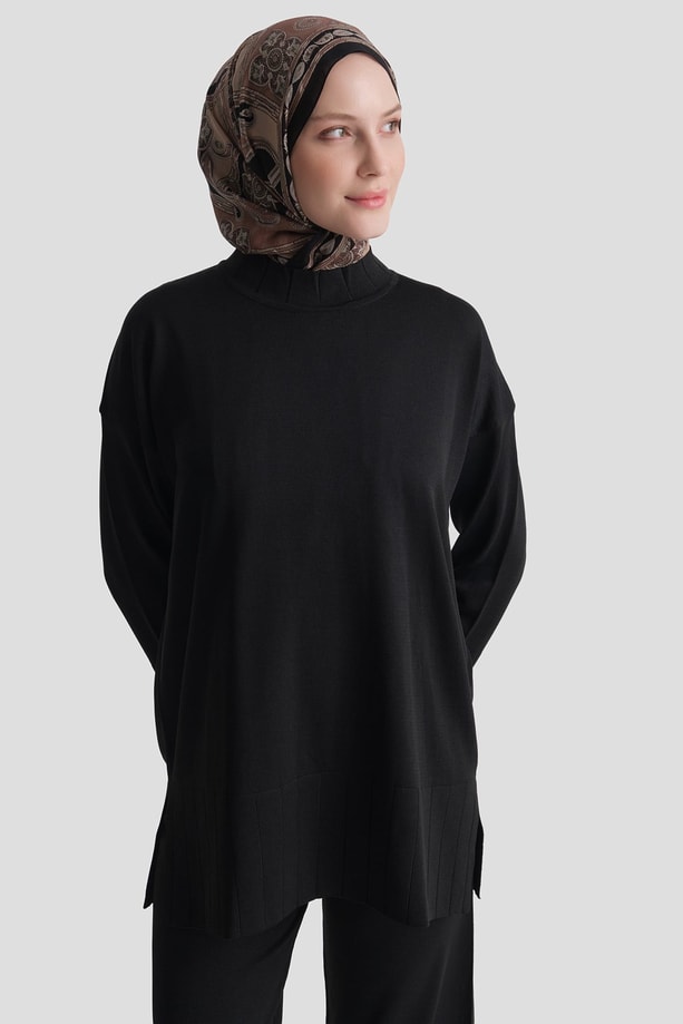 Basic Triko Takım Siyah 