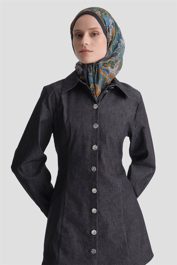 Denim Takım Lacivert