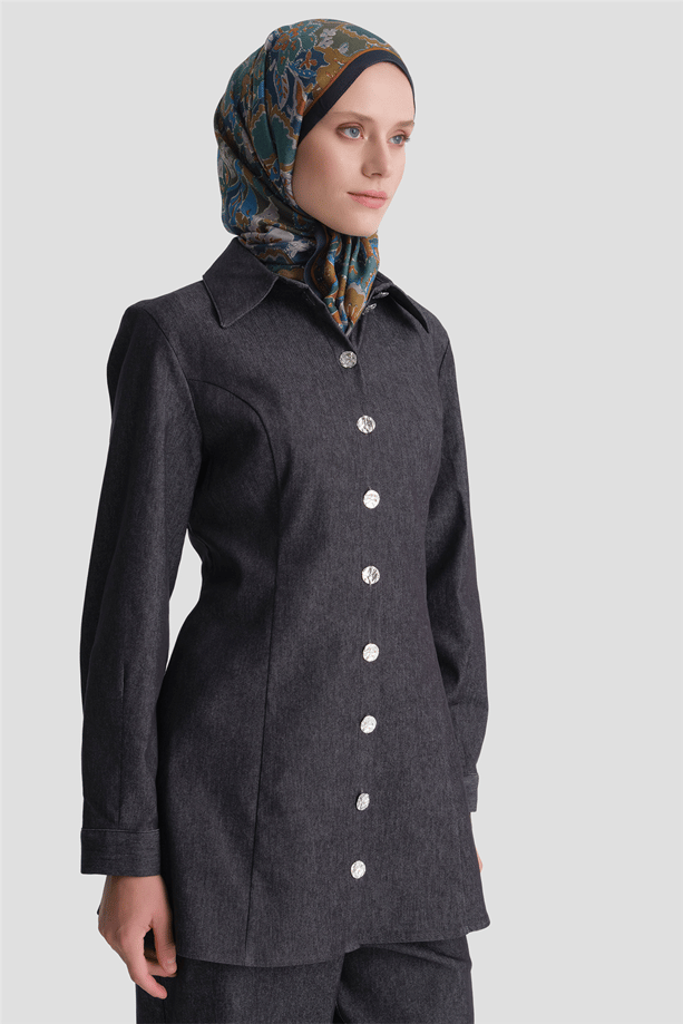Denim Takım Lacivert