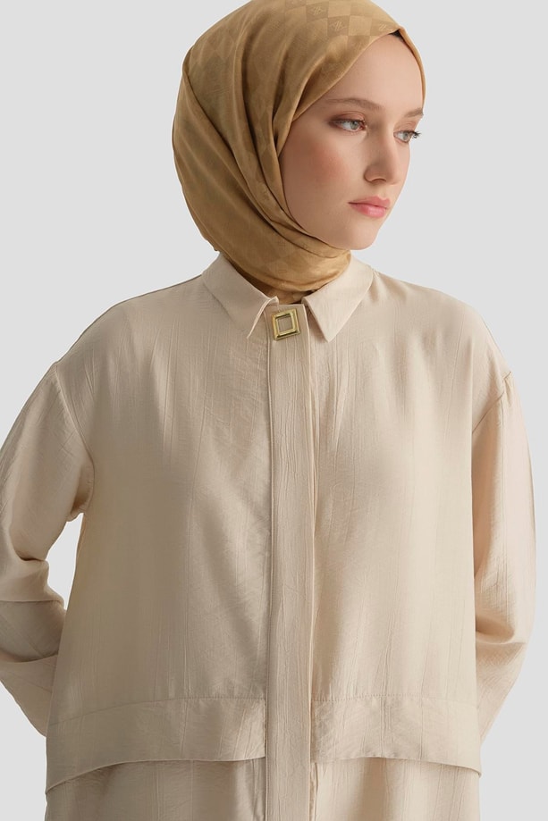 Aller Detaylı Tunik Bej