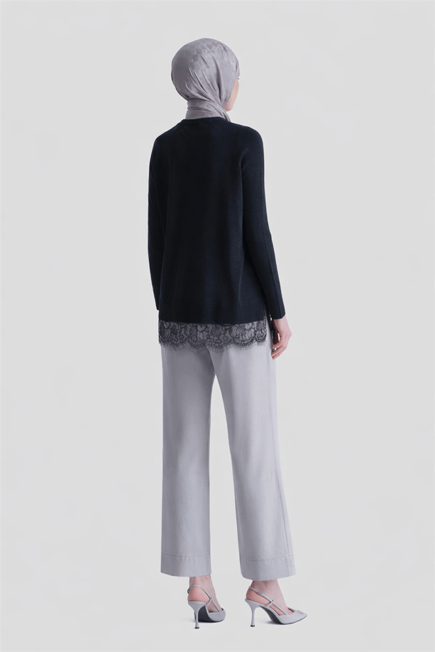 Dantelli Rayon Tunik Lacivert