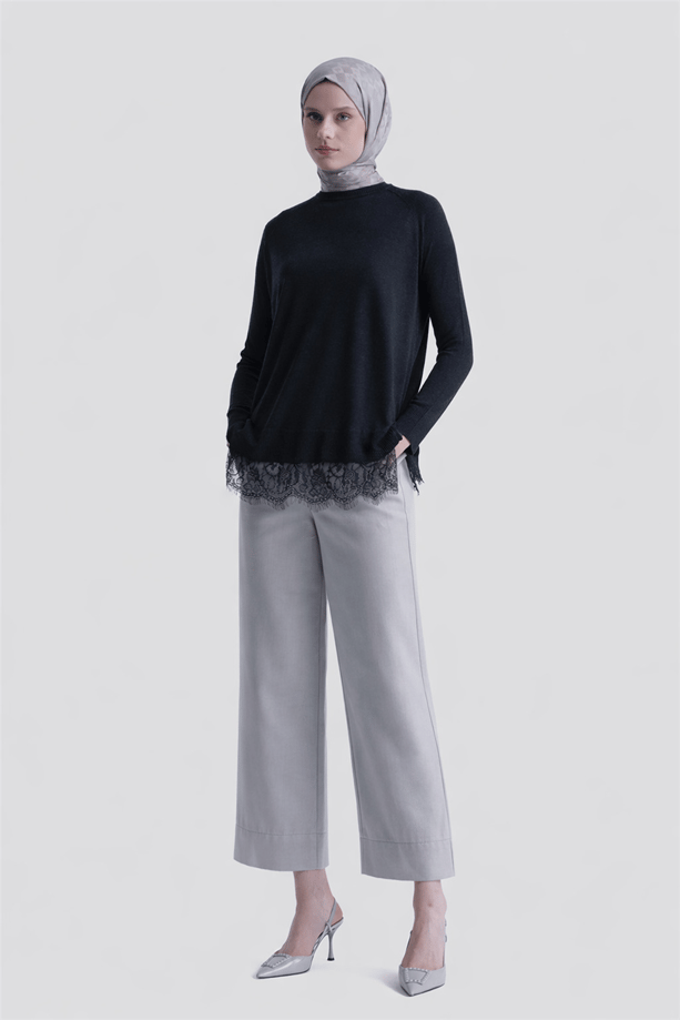 Dantelli Rayon Tunik Lacivert