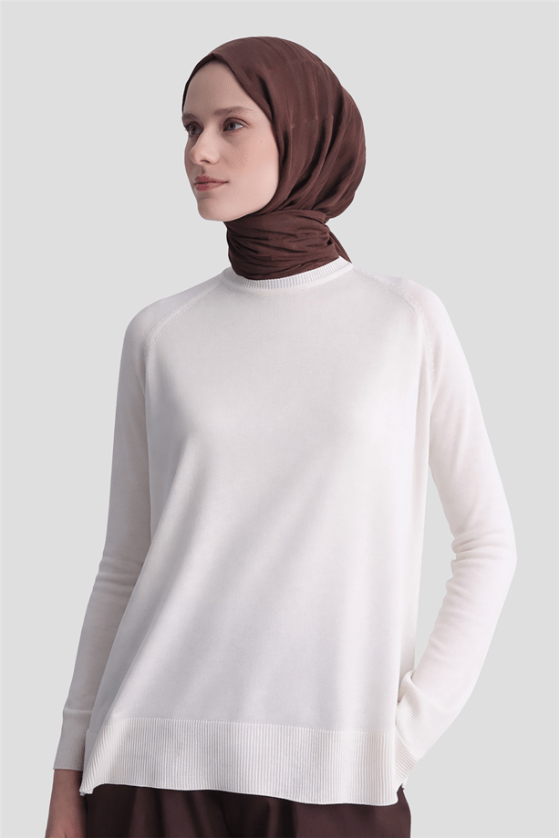 Basic Rayon Tunik Ekru