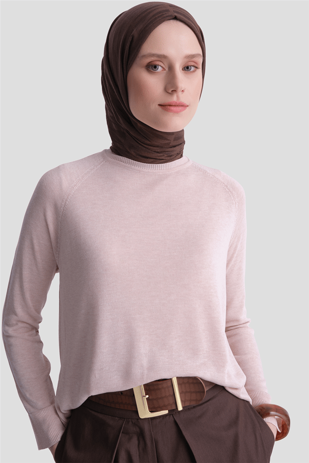 Basic Rayon Tunik Pudra