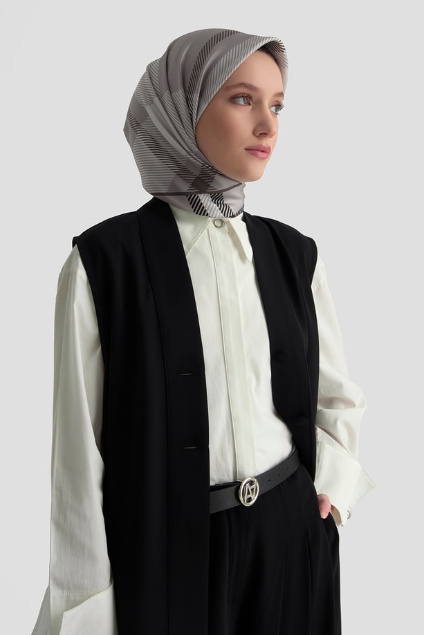 Düğmeli Oversize Yelek Siyah