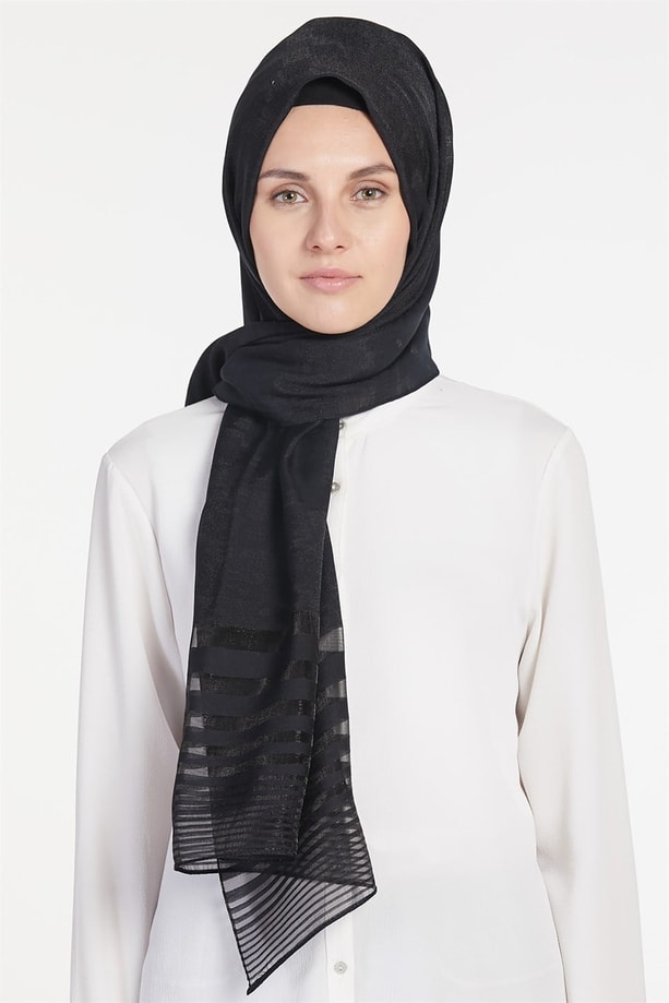 Armine Trend Viscon Şal 00Oa0444 Siyah