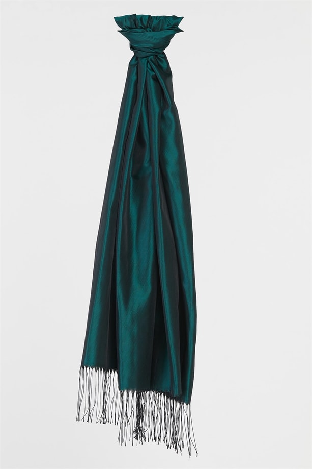 Armine Trend Polyester Şal 00Oa0444 Koyu Zümrüt