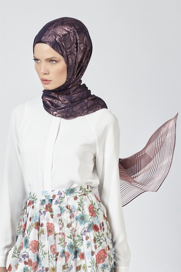 Armine Trend Viscon Şal 00Oa0444 Pudra-Laci