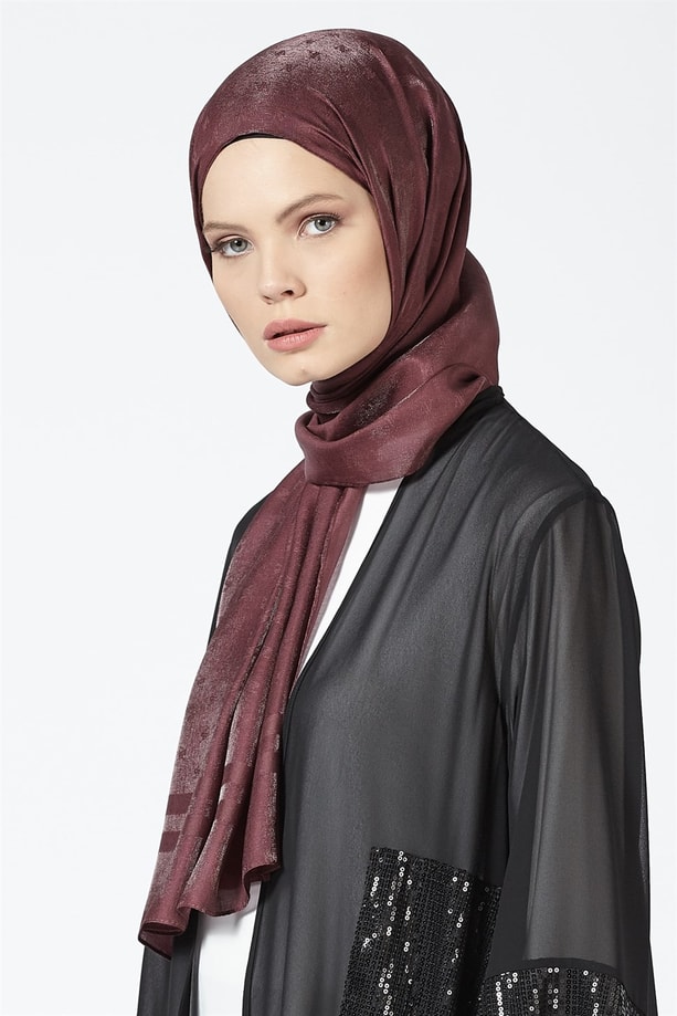 Armine Trend Viscon Şal 00Oa0444 Mürdüm