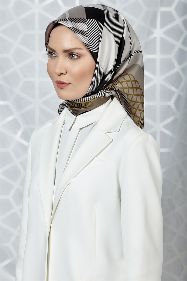 Armine Twill İpek Eşarp 19Ka8231 01