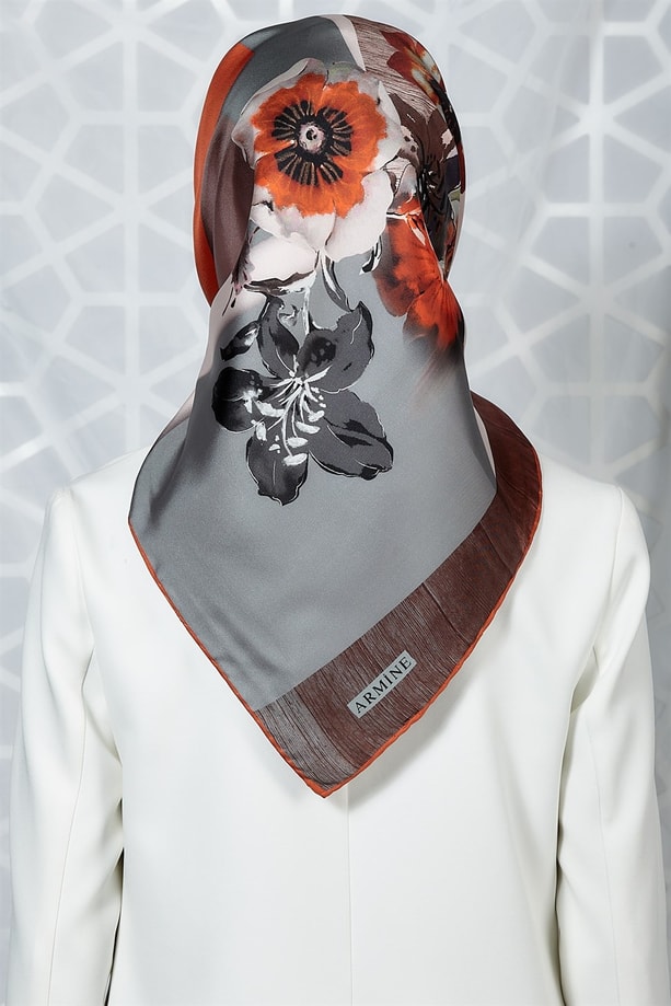 Armine Twill İpek Eşarp 19Ka8264 82