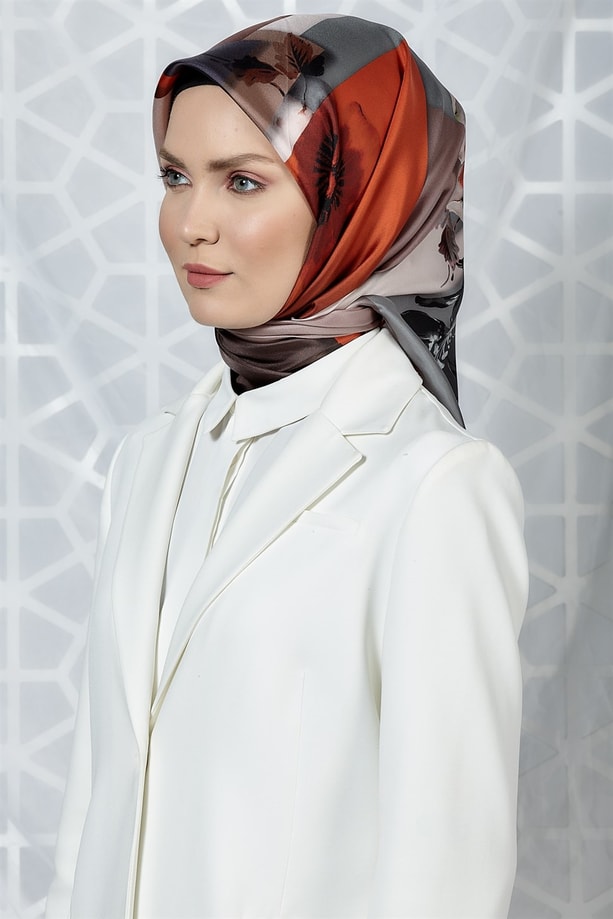 Armine Twill İpek Eşarp 19Ka8264 82