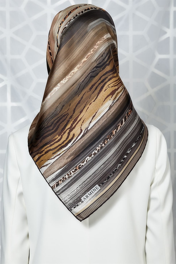 Armine Twill İpek Eşarp 19Ka8272 37
