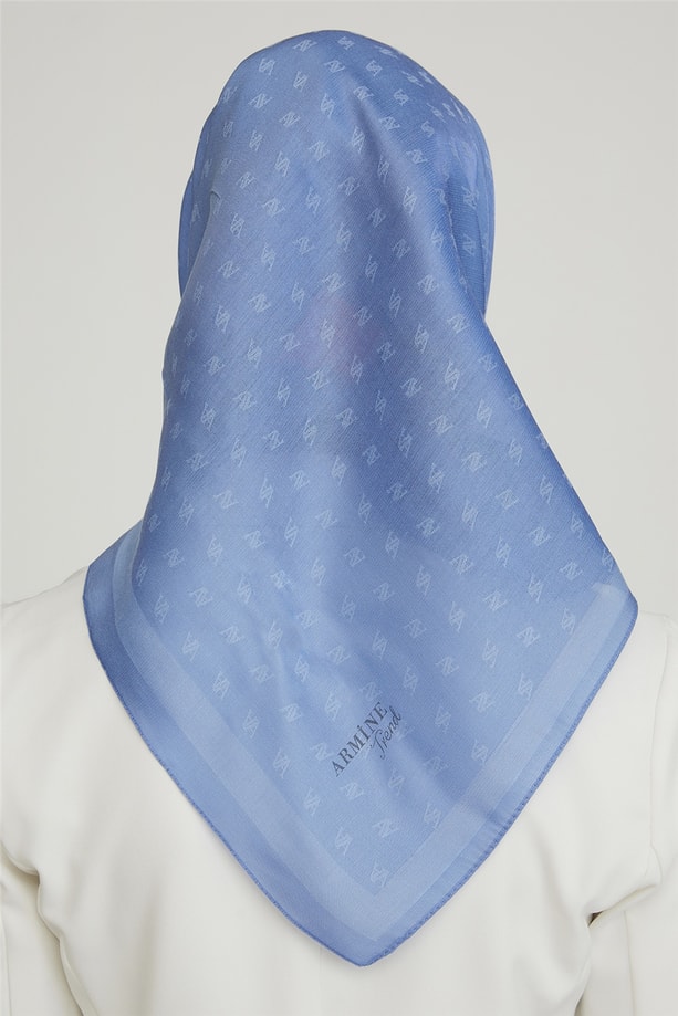 Armine Trend Poly Vıscon Eşarp 00Oa0444 İndigo-İndigo
