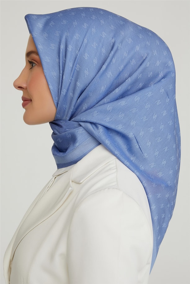 Armine Trend Poly Vıscon Eşarp 00Oa0444 İndigo-İndigo