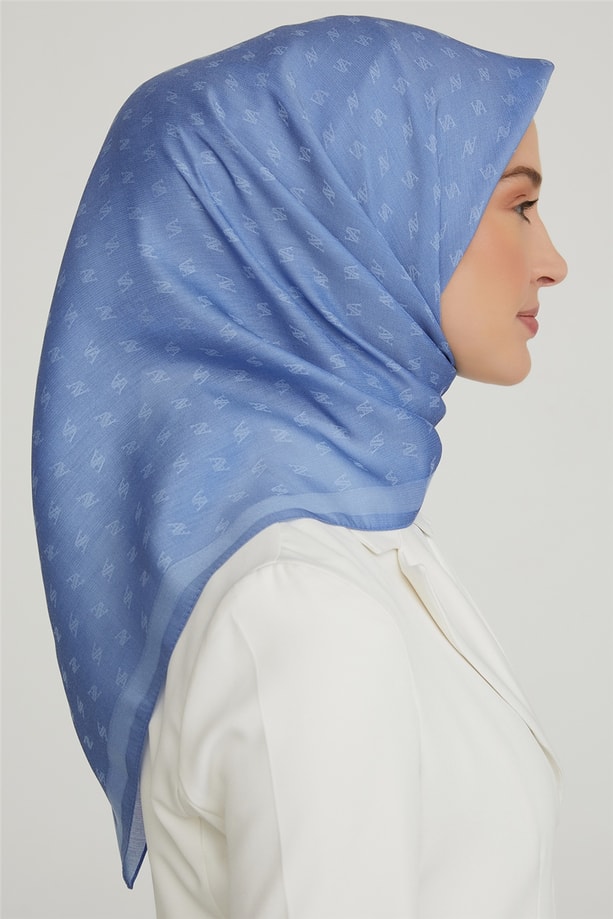 Armine Trend Poly Vıscon Eşarp 00Oa0444 İndigo-İndigo