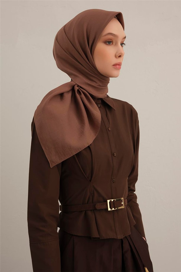 Armine Bordürlü Lyocell Eşarp 11