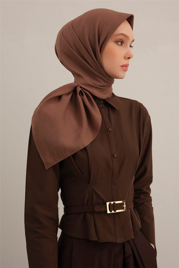 Armine Bordürlü Lyocell Eşarp 11