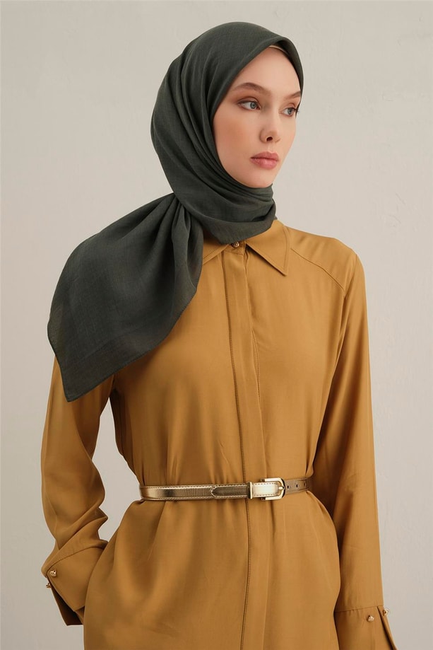 Armine Bordürlü Lyocell Eşarp 54