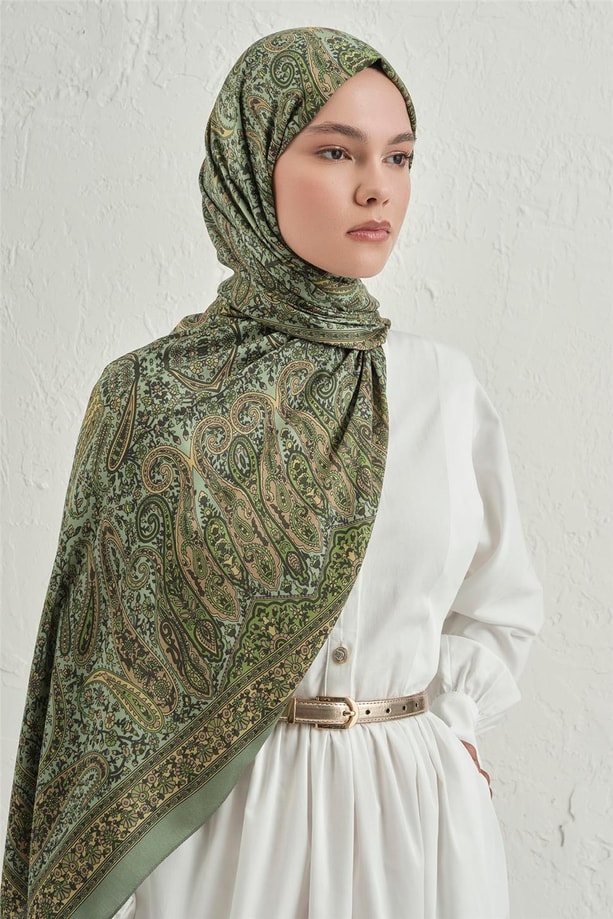 Armine Premium Pure Etnik Desen Şal 4 41