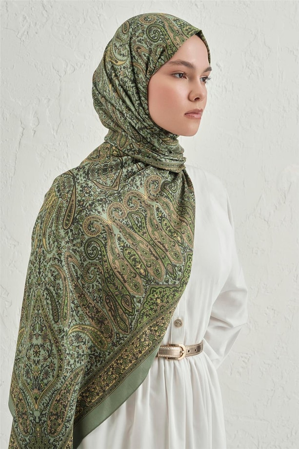 Armine Premium Pure Etnik Desen Şal 4 41